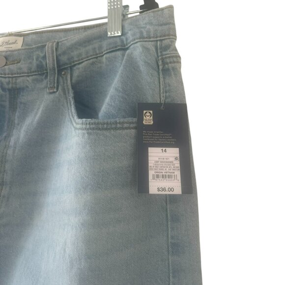 Women's NWT Universal Thread‎ High-Rise Denim Maxi Skirt Size 14 - Picture 6 of 6
